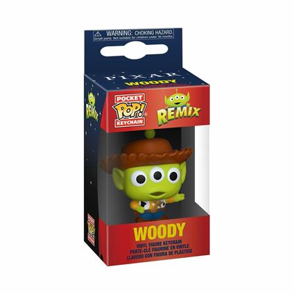 Funko Pocket Pop Keychain Pixar Remix: Woody Vinyl Figure Keychain #48354