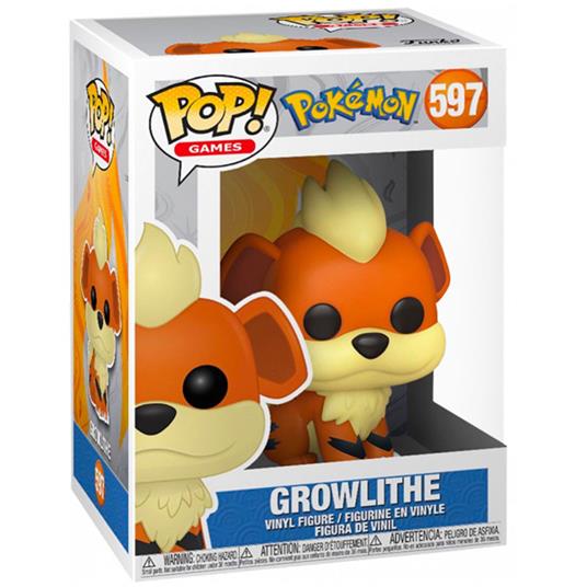 Pokemon: Funko Pop! Games - Growlithe. Vinyl Figure 597