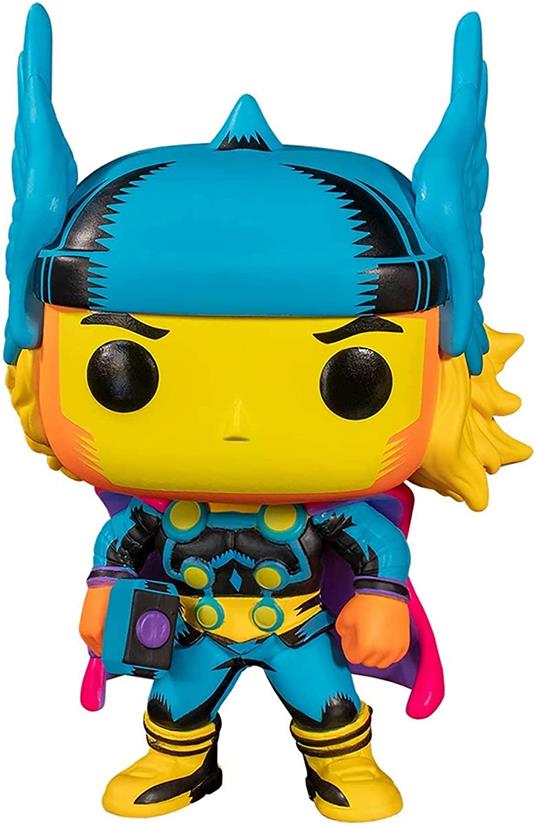 Funko POP Marvel: Black Light Captain America - 5