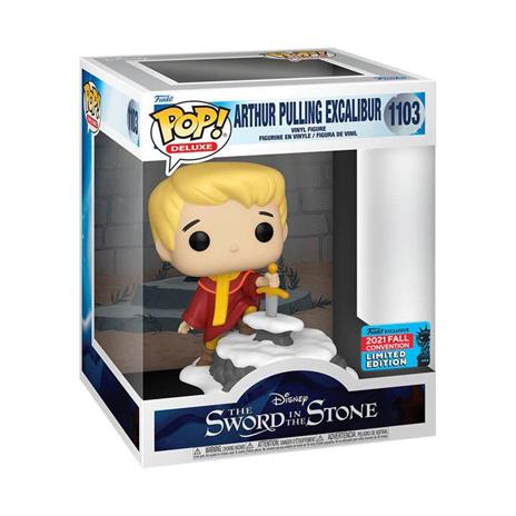 The Sword in the Stone POP! & Buddy Vinyl Figure Arthur Pulling Excalibur Exclusive 9 cm - 3