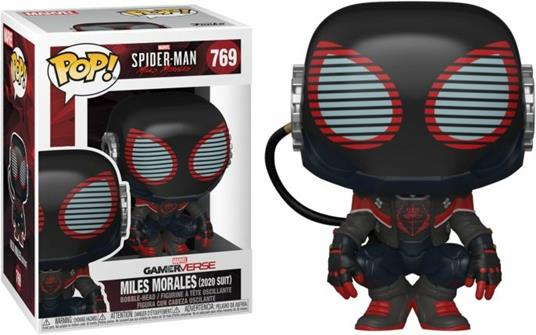 Marvel Funko Pop! Spider-Man Miles Morales Miles Morale 2020 Suit Bobble-Head Vinyl Figure 769