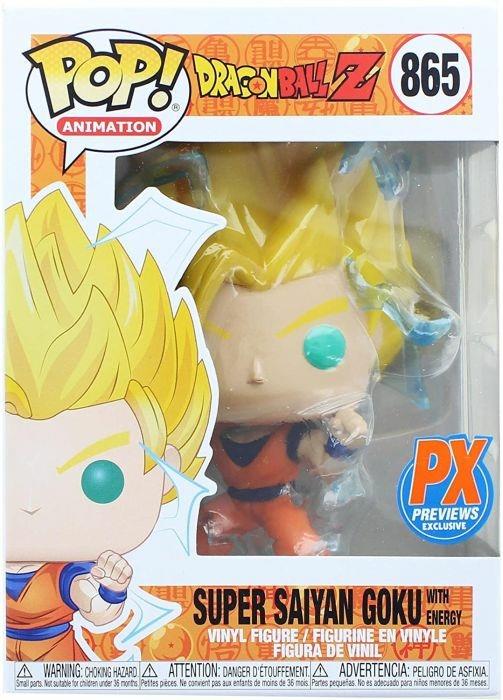Dragon Ball Z Funko Pop! Animation Super Sayan Goku With Energy Vinyl Figure 865