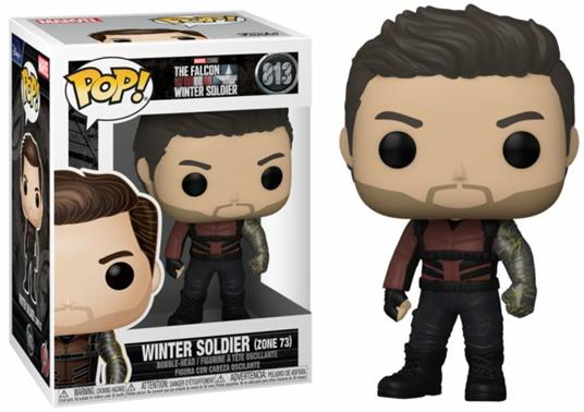 Marvel Funko Pop! The Falcon And The Winter Soldier Winter Soldier Zone 73 Bobble-Head Vinyl Figure 813 - 2