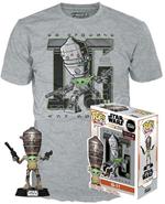 Set Figura Pop & Tee Star Wars Ig-11 Con The Bambino Esclusiva Funko