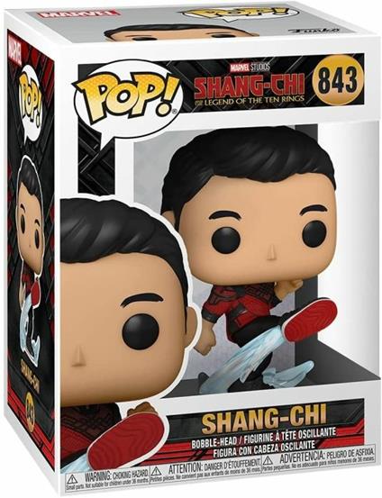 Marvel Funko Pop! Shang-Chi And The Legend Of The Ten Rings Shang-Chi Bobble-Head Vinyl Figure 843