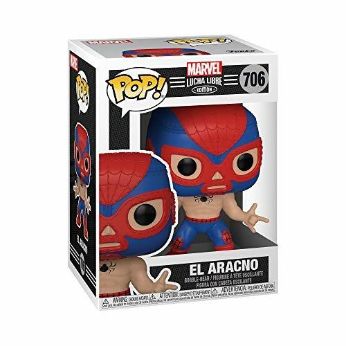Marvel Funko Pop! Lucha Libre Edition El Aracno (Spider-Man) (Bobble-Head) (Vinyl Figure 706) - 2