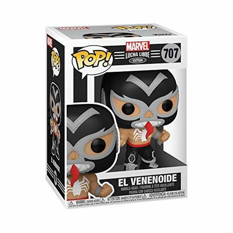 Marvel Funko Pop! Lucha Libre Edition El Venedoide (Venom) (Bobble-Head) (Vinyl Figure 707) - 2