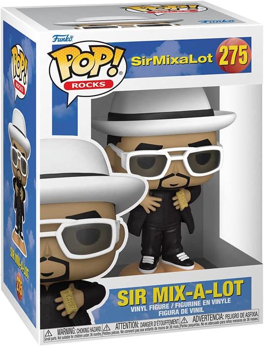 Sir Mix-a-lot Pop! Rocks Vinile Figura 9 Cm Funko - 2