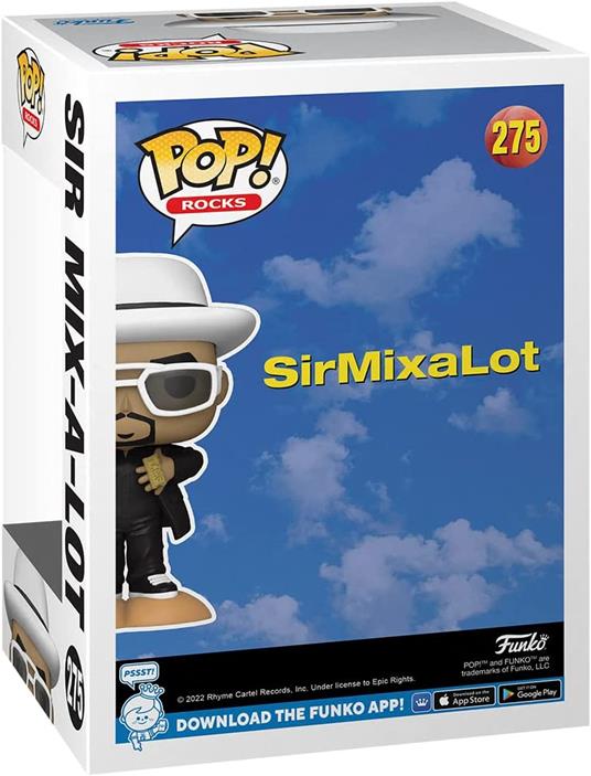 Sir Mix-a-lot Pop! Rocks Vinile Figura 9 Cm Funko - 3