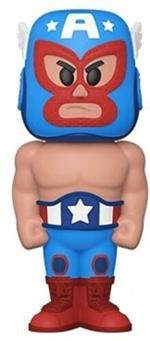 Marvel Funko Soda Luchadores Cap America Collectible Figure