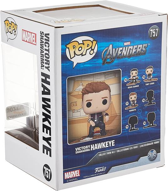 Pop Figura Marvel Avengers Hawkeye Victory Shawarma Esclusiva Funko - 4