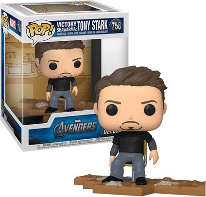 Marvel: Funko Pop! - Deluxe - Avengers Tony Stark Victory Shawarma (Vinyl Figure 756)