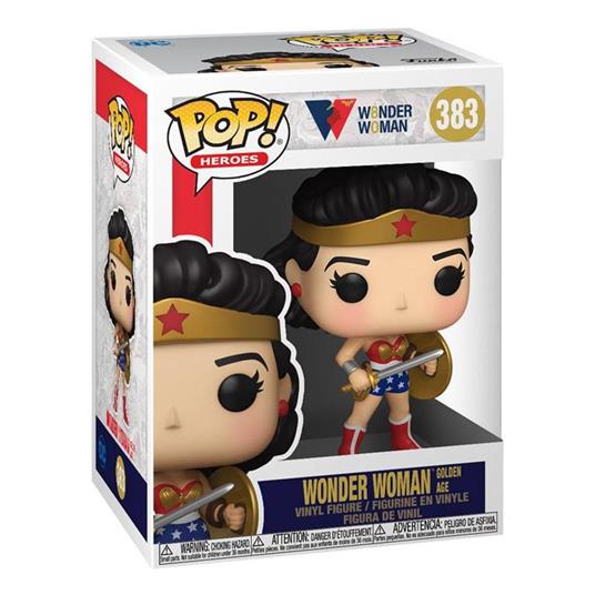 Dc Comics: Funko Pop! Heroes - Wonder Woman 80Th - Wonder Woman Golden Age (Vinyl Figure 383)