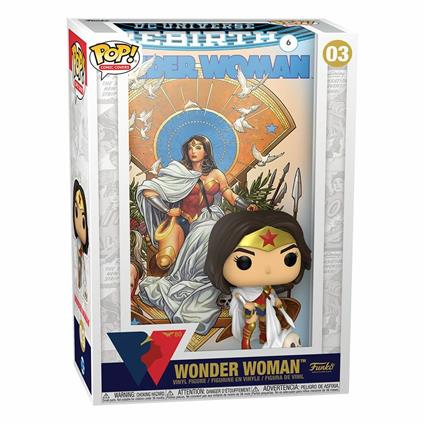 Funko POP Vinyl Comic Cover: WW 80th-WW(Rebirth)OnThrone