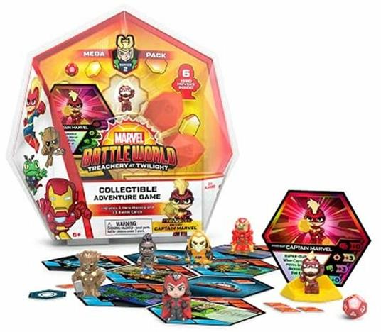 Mega Pack Marvel Battleworld: Treachery At Twilight Mega Pack - Captain Marvel (2099 Suit) Funko 55150 - 3