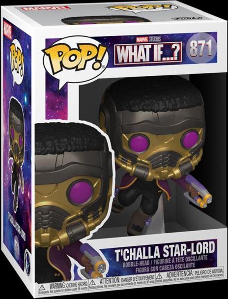 Funko POP Marvel: What If  TChalla Star-Lord - 3