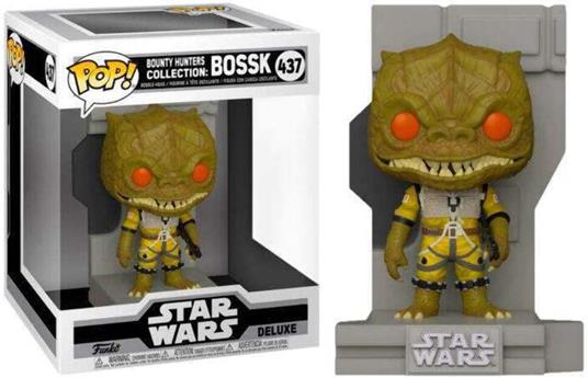 Star Wars Funko POP Vinile Figura Bounty Hunter Bossk Esclusiva 9 cm