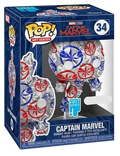 Funko Pop Marvel Captain Marvel Artist Series #34 – Esclusiva Funko in protezione pop - Exclusive Special Edition - 2