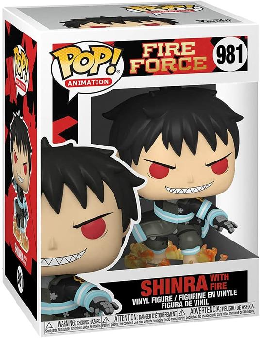 Fire Force POP! Animation Vinyl Figure Shinra w/Fire 9 cm - 6