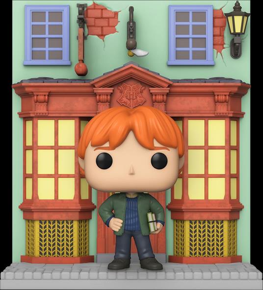 Pop! Deluxe Ron Weasley With Quality Quidditch Supplies - Harry Potter Diagon Alley Funko 58125 - 2