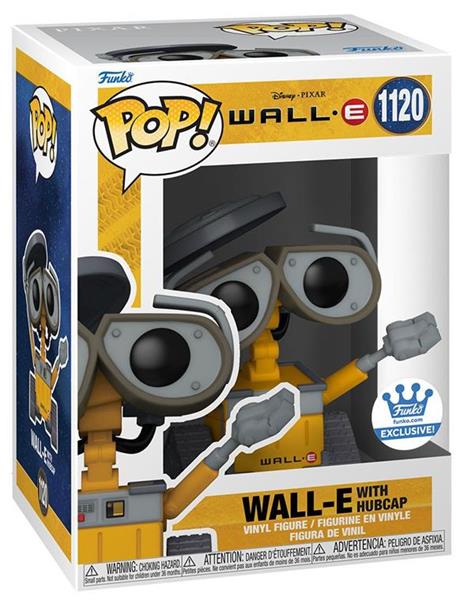 Wall-E POP! Movies Vinyl Figure Wall-E with Hubcap Exclusive 9 cm - 3