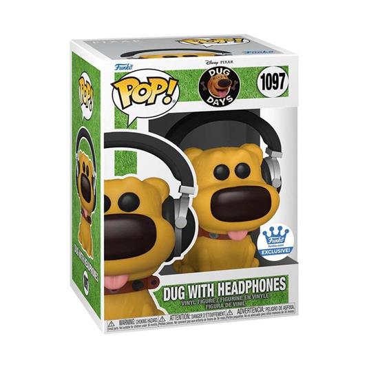 Dug Days POP! Disney Vinyl Figure Dug with Headphones 9 cm - 2