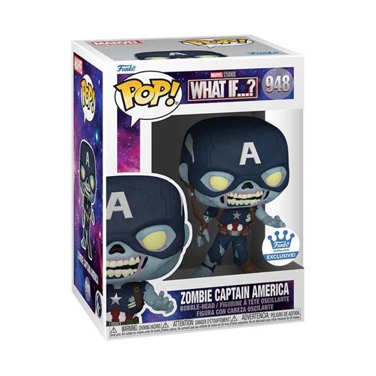 What If...? POP! Animation Vinyl Figure Zombie Captain America Exclusive 9 cm - 3