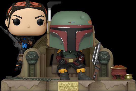 Pop! Moment Boba Fett And Fennec On Throne - Star Wars: The Mandalorian Funko 58391 - 2