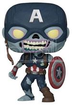 Marvel What If Zombie Funko Pop Figura Captain America Esclusiva 25cm