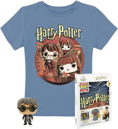 FUNKO TEE+POP POCKET Harry Potter Trio M