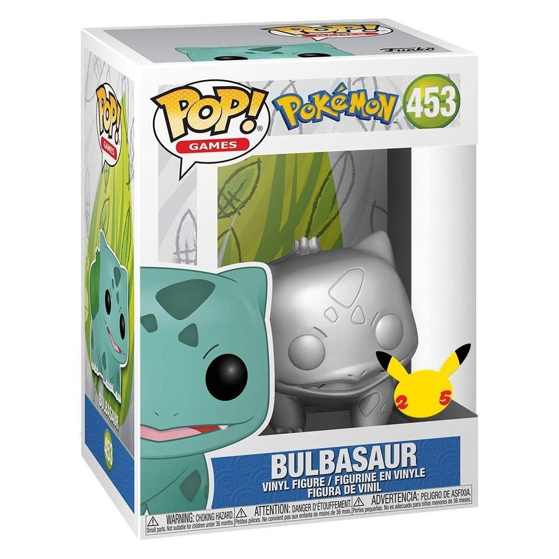 Pokemon Super Sized POP! Games Vinyl Figure Bulbasaur (Silver Metallic) 25 cm