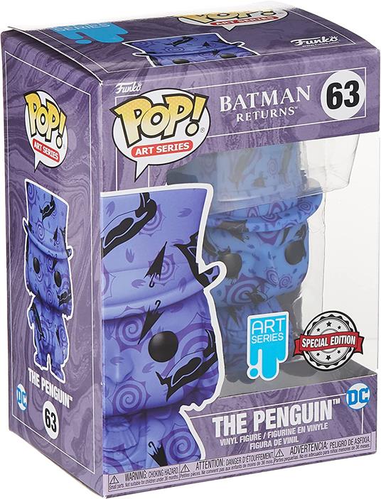 Pop Figura Dc Comics Batman Return The Penguin Artist + Case Esclusiva Funko - 4