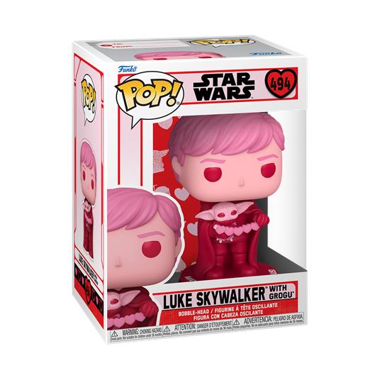 Pop! Vinyl Luke Skywalker With Grogu (Valentines Edition) - Star Wars Funko 60125