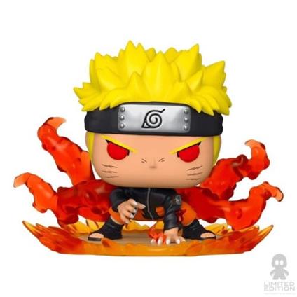 Naruto Shippuden Pop! Deluxe Vinile Figura Naruto Uzumaki As Nine Tails Special Edition 9 Cm Funko