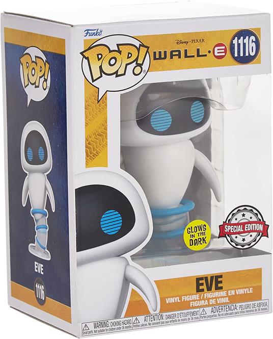 Pop Figura Disney Pixar Wall-e Eve Esclusiva Funko - 3