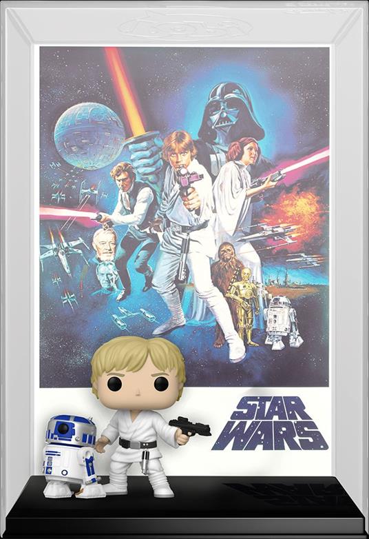 Pop! Movie Poster Luke Skywalker With R2-D2 - Star Wars: A New Hope Funko 61502 - 2
