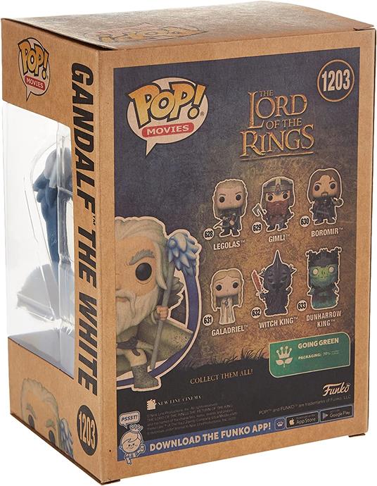 Pop Figura The Il Signore Degli Anelli Gandalf The White Esclusiva Funko - 3