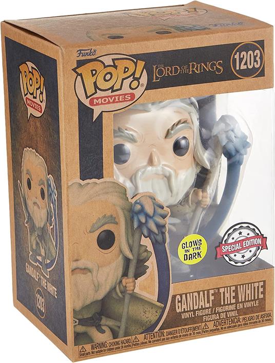 Pop Figura The Il Signore Degli Anelli Gandalf The White Esclusiva Funko - 4