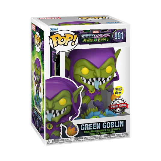 Pop! Vinyl Green Goblin (Glow In The Dark) - Mech Strike: Monster Hunters Funko 63151