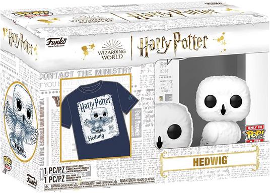 Set Figura Pop & Tee Harry Potter Hedwig Funko