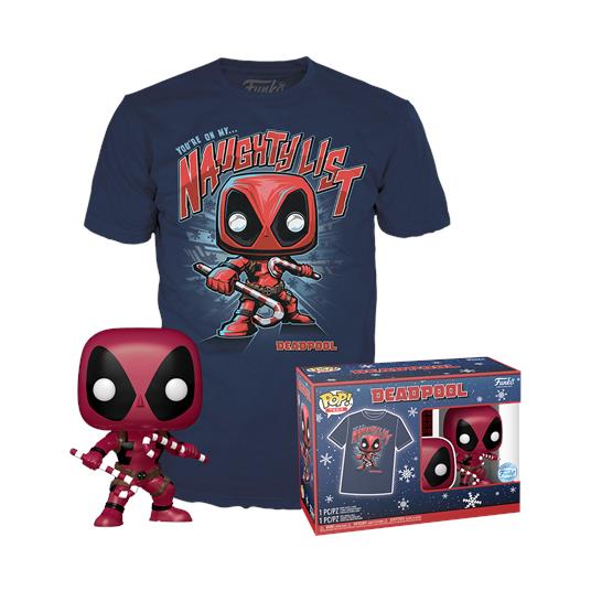 Set Figura Pop & Tee Marvel Deadpool Funko