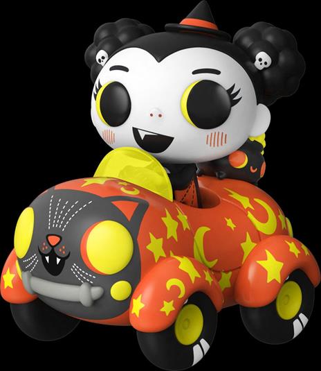 Paka Paka Vinyl Ride Nina And Witch Mobile - Boo Hollow Funko 64384 - 2