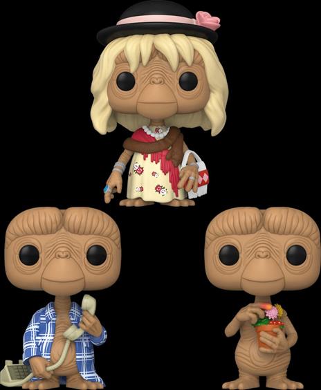 Pop! 3-Pack E.T In Disguise/E.T. In Robe/E.T. With Flowers - E.T. The Extra-Terrestrial Funko 65051 - 2