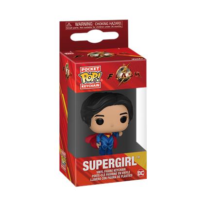 The Flash Pocket Pop! Vinile Portachiavis 4 Cm Supergirl Funko