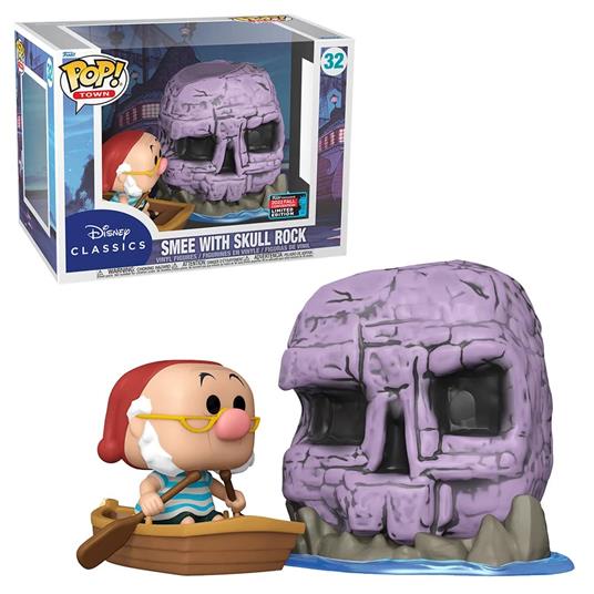 Disney Peter Pan Pop! Town Vinile Figura Skull Rock W/smee 9 Cm Funko