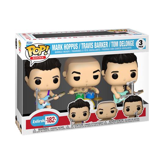 POP Rocks: Blink 182 - 3PK (Tom DeLonge, Mark Hoppus, Travis Barker) - 2