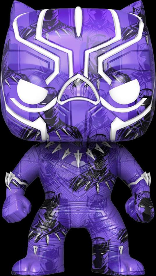 Pop! Vinyl W/Case Black Panther (Artist Series With Case) - Marvel Funko 68251 - 2