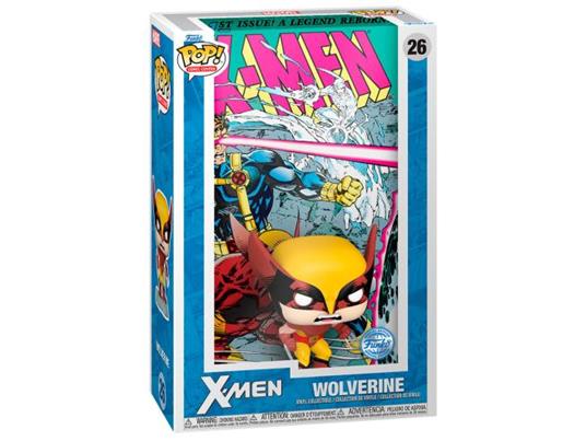 X-Men Pop! Comic Covers Figure Vinile Wolverine 9 Cm Esclusiva Funko