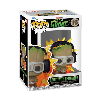 I Am Groot POP! Marvel TV Vinyl Figure Groot w/ Detonator 9cm!