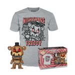 Five Nights At Freddy''s: Funko Pop & Tee - Nightmare Freddy (T-Shirt Unisex Tg. M)